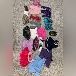 Colorful American Girl Doll Baby Clothing Bundle